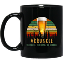 Beer Coffee Mug Beer Druncle The Uncle The Myth The Legend 11oz - 15oz Black Mug CustomCat