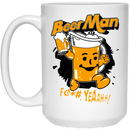 Beer Coffee Mug Beer Man Funny Art 11oz - 15oz White Mug CustomCat