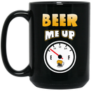 Beer Coffee Mug Beer Me Up 11oz - 15oz Black Mug CustomCat