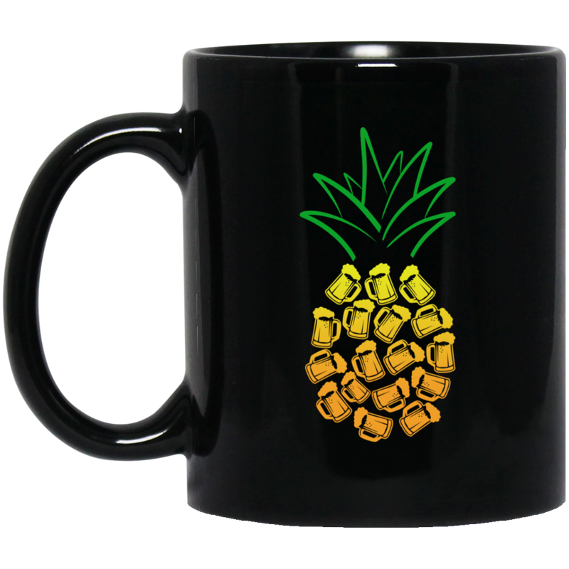 Beer Coffee Mug Beer Pineapple Lovers 11oz - 15oz Black Mug CustomCat