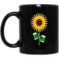 Beer Coffee Mug Beer Sunflower Lovers 11oz - 15oz Black Mug CustomCat