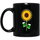 Beer Coffee Mug Beer Sunflower Lovers 11oz - 15oz Black Mug CustomCat