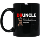 Beer Coffee Mug Druncle Like A Normal Bear Uncle Only Drunker Beautiful Exceptional 11oz - 15oz Black Mug CustomCat