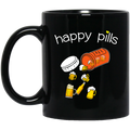 Beer Coffee Mug Happy Pill Beer 11oz - 15oz Black Mug CustomCat