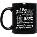 Beer Coffee Mug I Light Fires Make Beer Dissappear What's Your Superpower? 11oz - 15oz Black Mug CustomCat