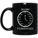 Beer Coffee Mug Oh Look It's Beer O'Clock 11oz - 15oz Black Mug CustomCat