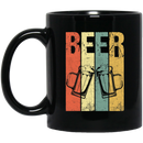 Beer Coffee Mug Vintage Beer Lovers 11oz - 15oz Black Mug CustomCat