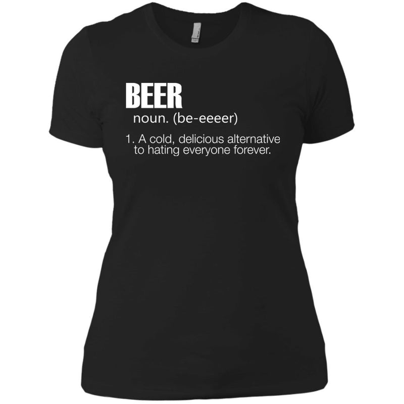 Beer Definition Funny T-shirts CustomCat
