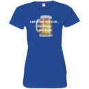 Beer T-Shirt A Day Without Beer Is Like... Just Kidding  I Have No Ideas Shirt CustomCat