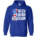 Beer T-Shirt Beer Boobs And Freedom Funny Drinking Lovers Interesting Gift Tee Shirt CustomCat