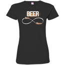 Beer T-Shirt Beer Love Forever Infinity Funny Drinking Lovers Interesting Gift Tee Shirt CustomCat