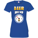 Beer T-Shirt Beer Me Up Clock Funny Drinking Lovers Interesting Gift Tee Shirt CustomCat