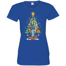 Beer T-Shirt Christmas Tree Beer Funny Drinking Lovers Interesting Gift Tee Shirt CustomCat