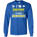 Beer T-Shirt I'm Drunk Please Take Advantage Funny Drinking Lovers Interesting Gift Tee Shirt CustomCat