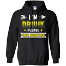Beer T-Shirt I'm Drunk Please Take Advantage Funny Drinking Lovers Interesting Gift Tee Shirt CustomCat