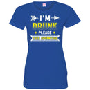 Beer T-Shirt I'm Drunk Please Take Advantage Funny Drinking Lovers Interesting Gift Tee Shirt CustomCat