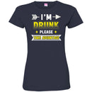 Beer T-Shirt I'm Drunk Please Take Advantage Funny Drinking Lovers Interesting Gift Tee Shirt CustomCat