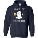 Beer T-Shirt I'm Just Here For The Boos Halloween Funny Drinking Lovers Shirt CustomCat