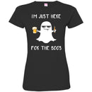 Beer T-Shirt I'm Just Here For The Boos Halloween Funny Drinking Lovers Shirt CustomCat