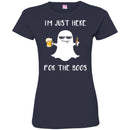 Beer T-Shirt I'm Just Here For The Boos Halloween Funny Drinking Lovers Shirt CustomCat