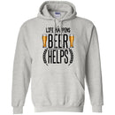 Beer T-Shirt Life Happens Beer Helps Funny Drinking Lovers Interesting Gift Tee Shirt CustomCat