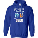 Beer T-Shirt Life Is Better Flip Flops With A Beer Funny Drinking Lovers Interesting Gift Tee Shirt CustomCat