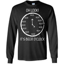 Beer T-Shirt Oh Look It's beer O'Clock Funny Drinking Lovers Interesting Gift Tee Shirt CustomCat