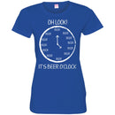 Beer T-Shirt Oh Look It's beer O'Clock Funny Drinking Lovers Interesting Gift Tee Shirt CustomCat