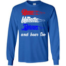 Beer T-Shirt Red White Blue And Beer Too Funny Drinking Lovers Interesting Gift Tee Shirts CustomCat