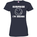 Beer T-Shirt Supprise I'm Drunk Funny Drinking Lovers Interesting Gift Tee Shirt CustomCat