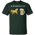 Beer T-Shirt The Bare Necessities Of Life Will Come To You For Horse Beer Gold Lovers Tee Shirt CustomCat
