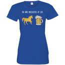 Beer T-Shirt The Bare Necessities Of Life Will Come To You For Horse Beer Gold Lovers Tee Shirt CustomCat