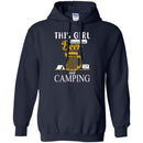 Beer T-Shirt This Girl Loves Her Beer And Camping Funny Drinking Lovers Gift Tee Shirt CustomCat