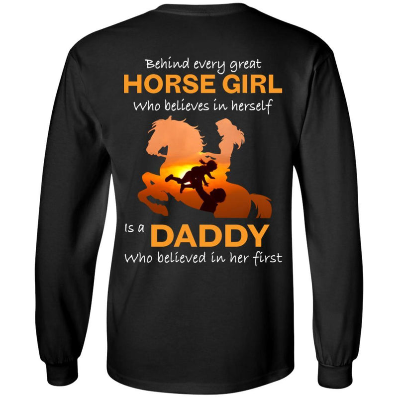 Behind Every Great Horse Girl-Daddy CustomCat