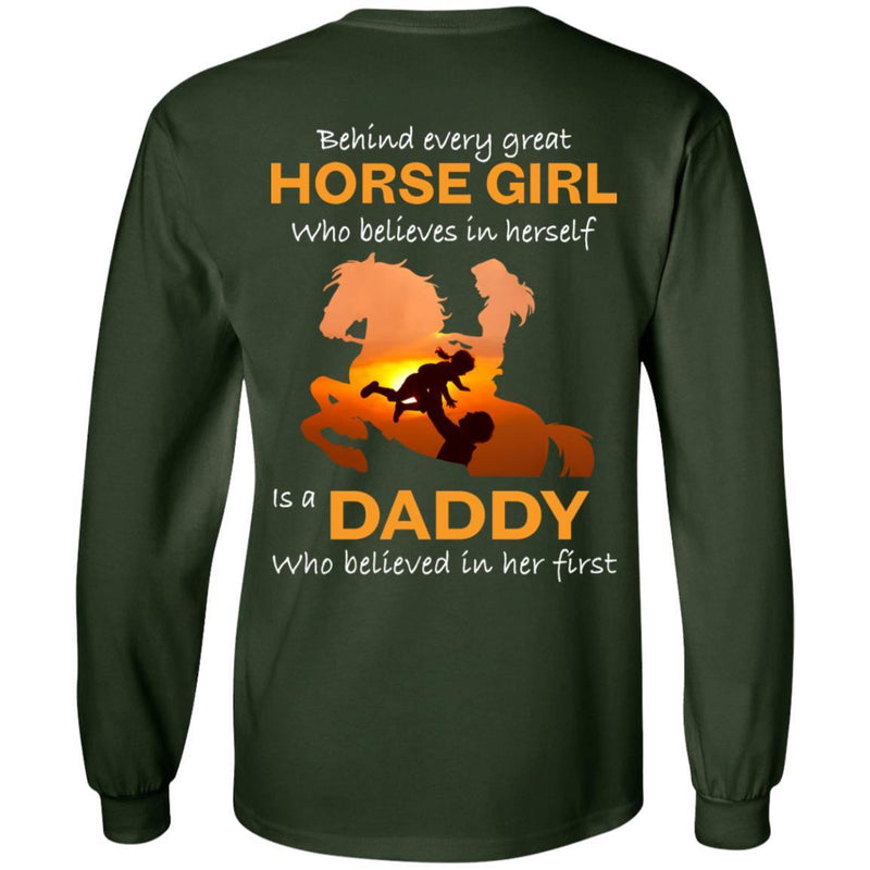 Behind Every Great Horse Girl-Daddy CustomCat