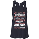 Being A Hairdresser Rocks T-shirt CustomCat