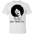 Best Auntie Ever BAE Funny African American T-shirt CustomCat
