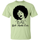 Best Auntie Ever BAE Funny African American T-shirt CustomCat