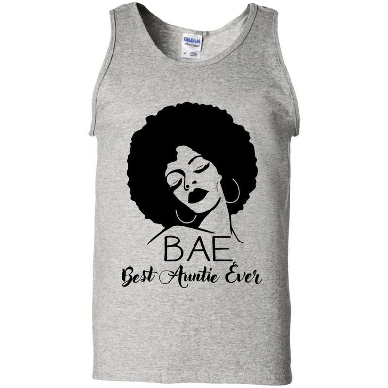 Best Auntie Ever BAE Funny African American T-shirt CustomCat