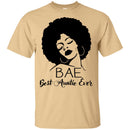Best Auntie Ever BAE Funny African American T-shirt CustomCat