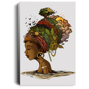 Black And Boujee Canvas - African American Girl Art Canvas