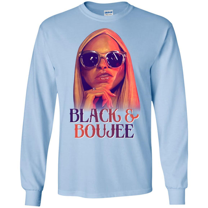 Black and Boujee Funny T-shirt CustomCat