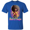 Black And Boujee Funny T-shirt For Melanin Popping Queens CustomCat