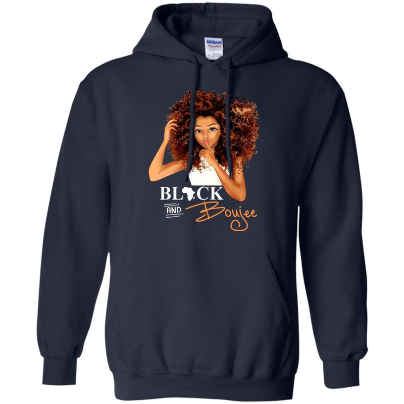 Black And Boujee Funny T-shirt for Melanin Queens CustomCat