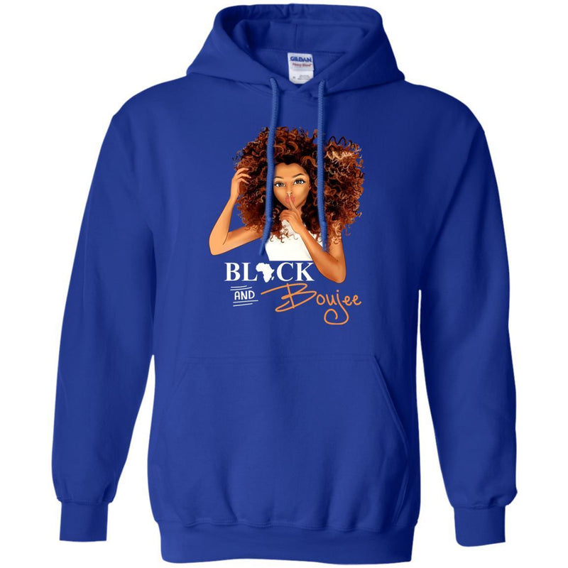 Black And Boujee Funny T-shirt for Melanin Queens CustomCat