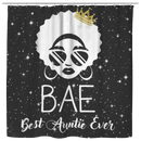 Black And Boujee Shower Curtains - BAE Best Auntie Ever for Women Africa Pride Shower Curtains For Bathroom