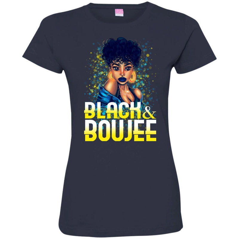 Black And Boujee Super Cute T-shirts CustomCat