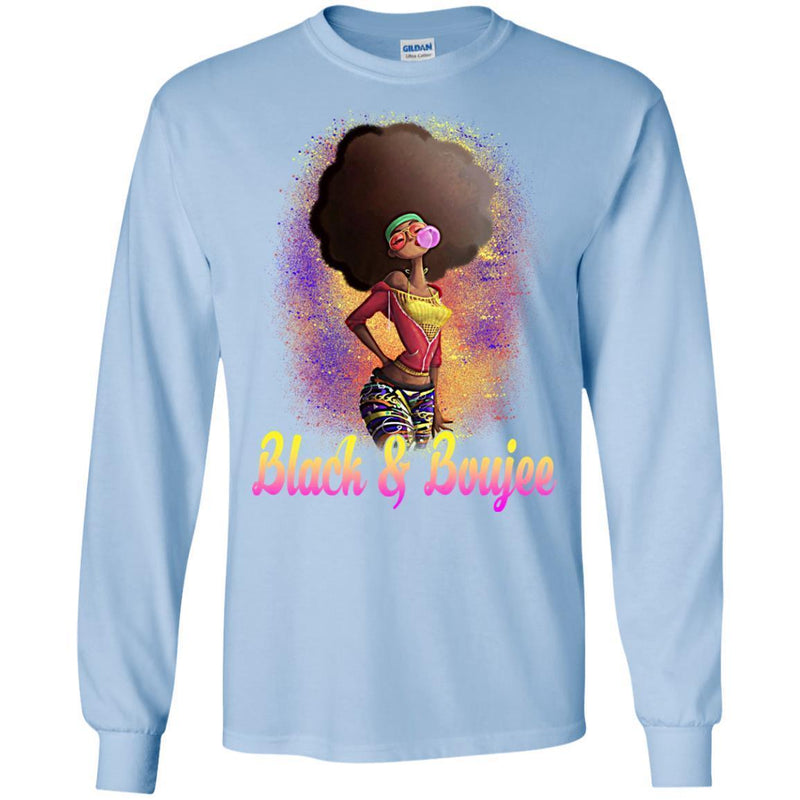 Black And Boujee T-shirt For Black Queen Melanin Women CustomCat