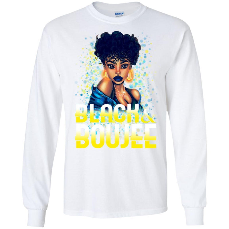 Black and Boujee T-shirts CustomCat