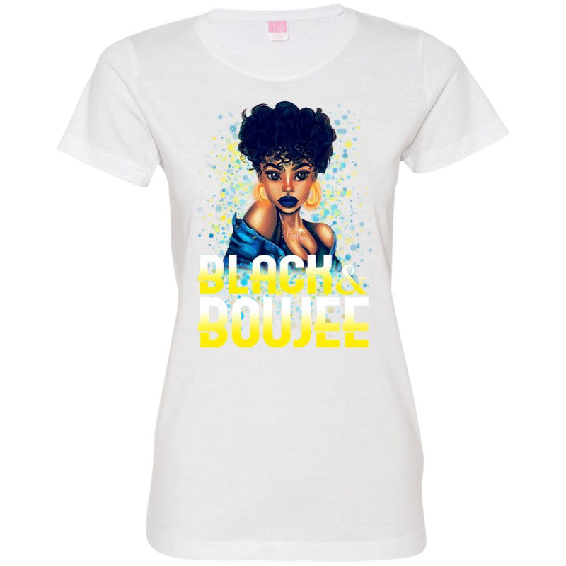 Black and Boujee T-shirts CustomCat